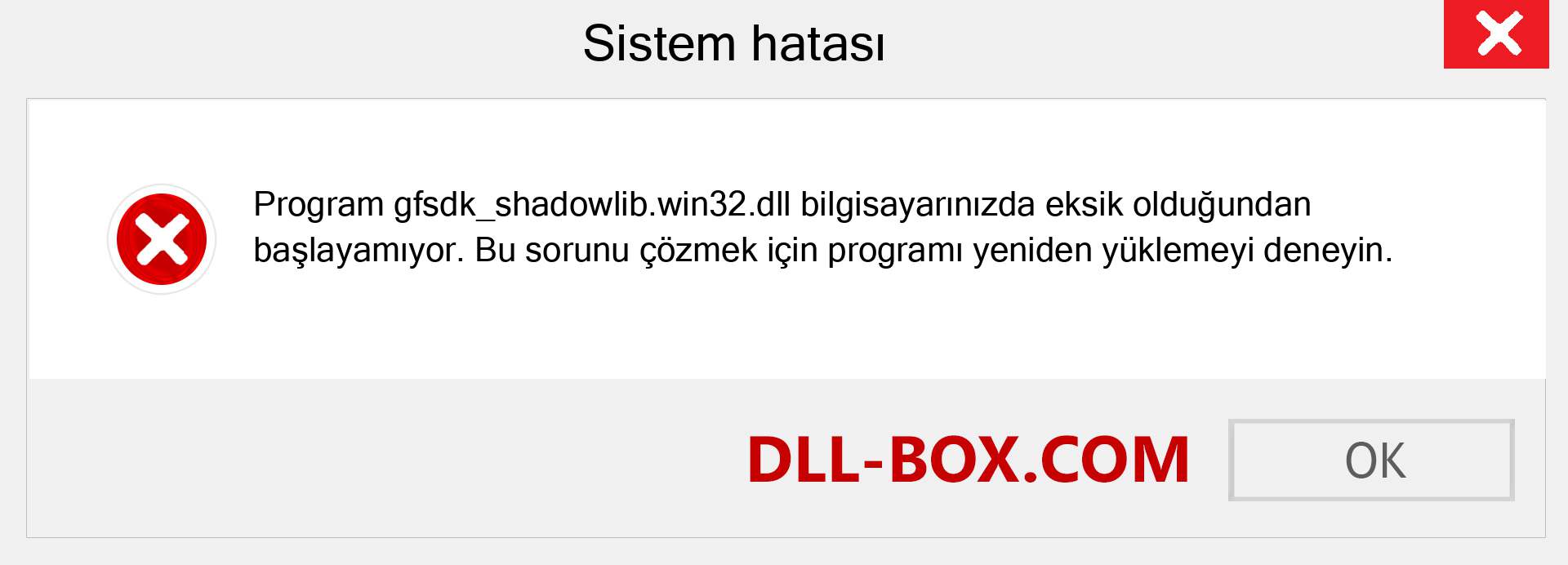 gfsdk_shadowlib.win32.dll dosyası eksik mi? Windows 7, 8, 10 için İndirin - Windows'ta gfsdk_shadowlib.win32 dll Eksik Hatasını Düzeltin, fotoğraflar, resimler